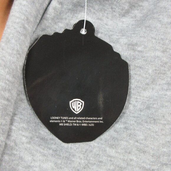 LOONEY TOONS Warner Bros Cropped Hoodie Sweatshirt Juniors XS 1 Bugs Tweety NWT - Picture 7 of 12